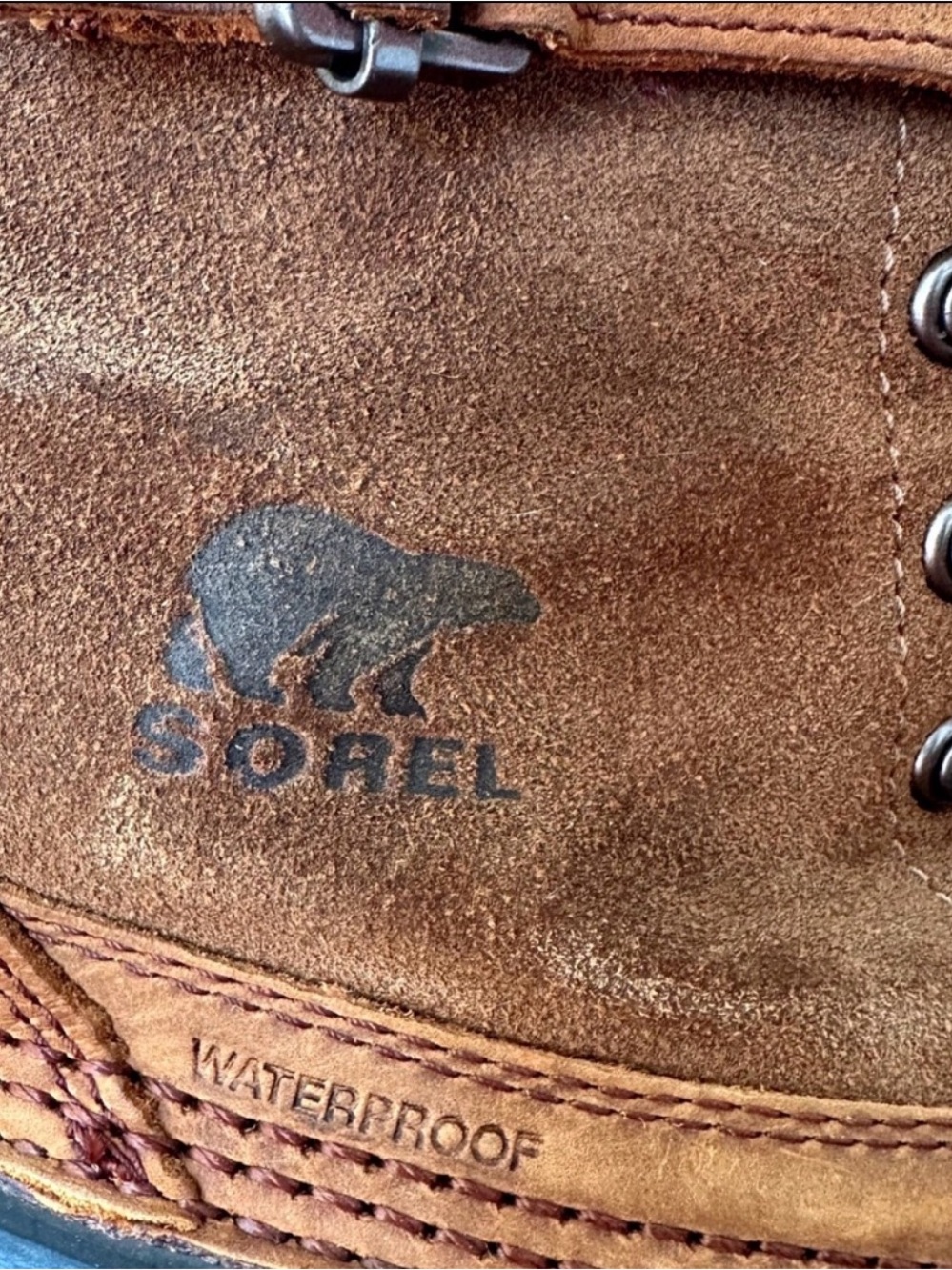 SOREL Women's Waterproof Fancy Lace II Suede Winter Boots. Sz 9. - Picture 4 of 6